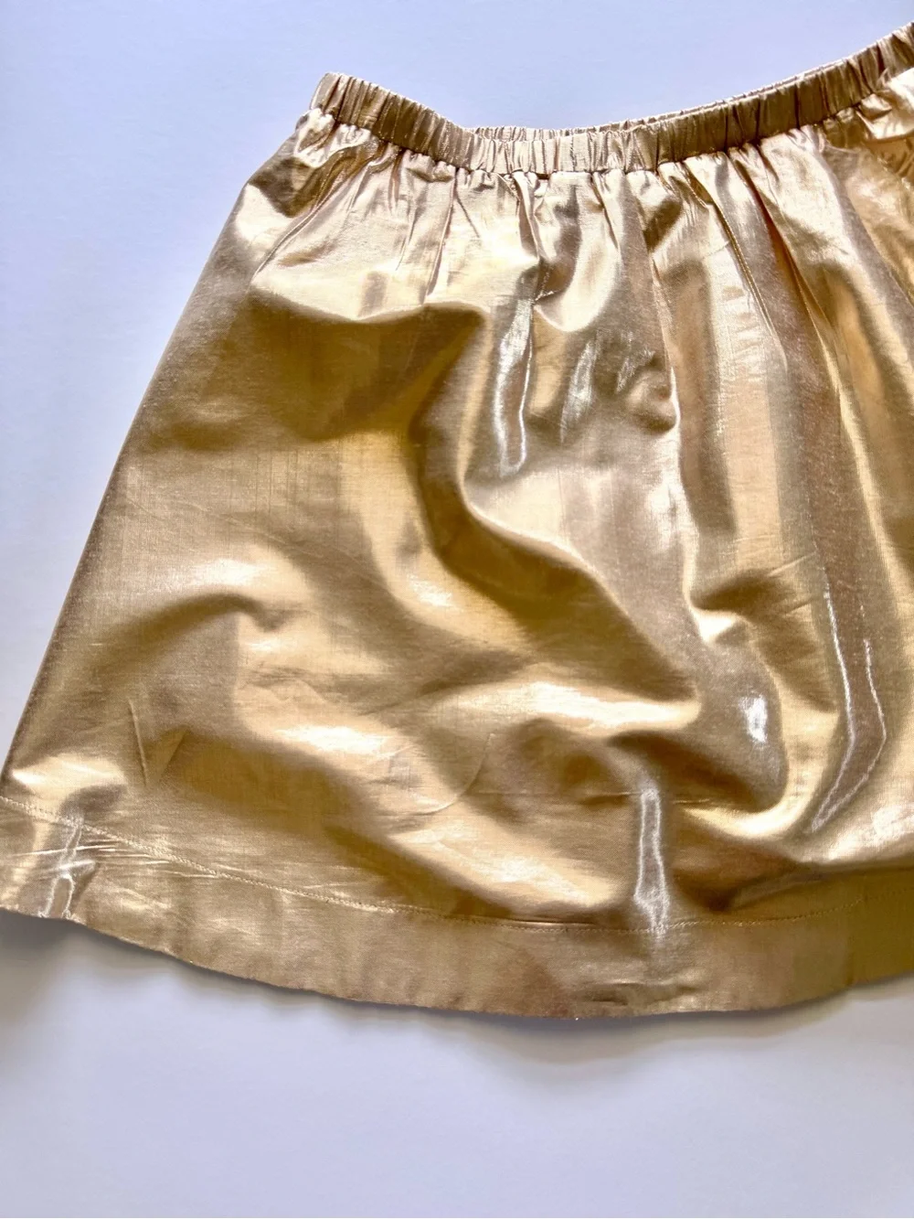 Bisby Metallic Rose Gold Girls' Skort